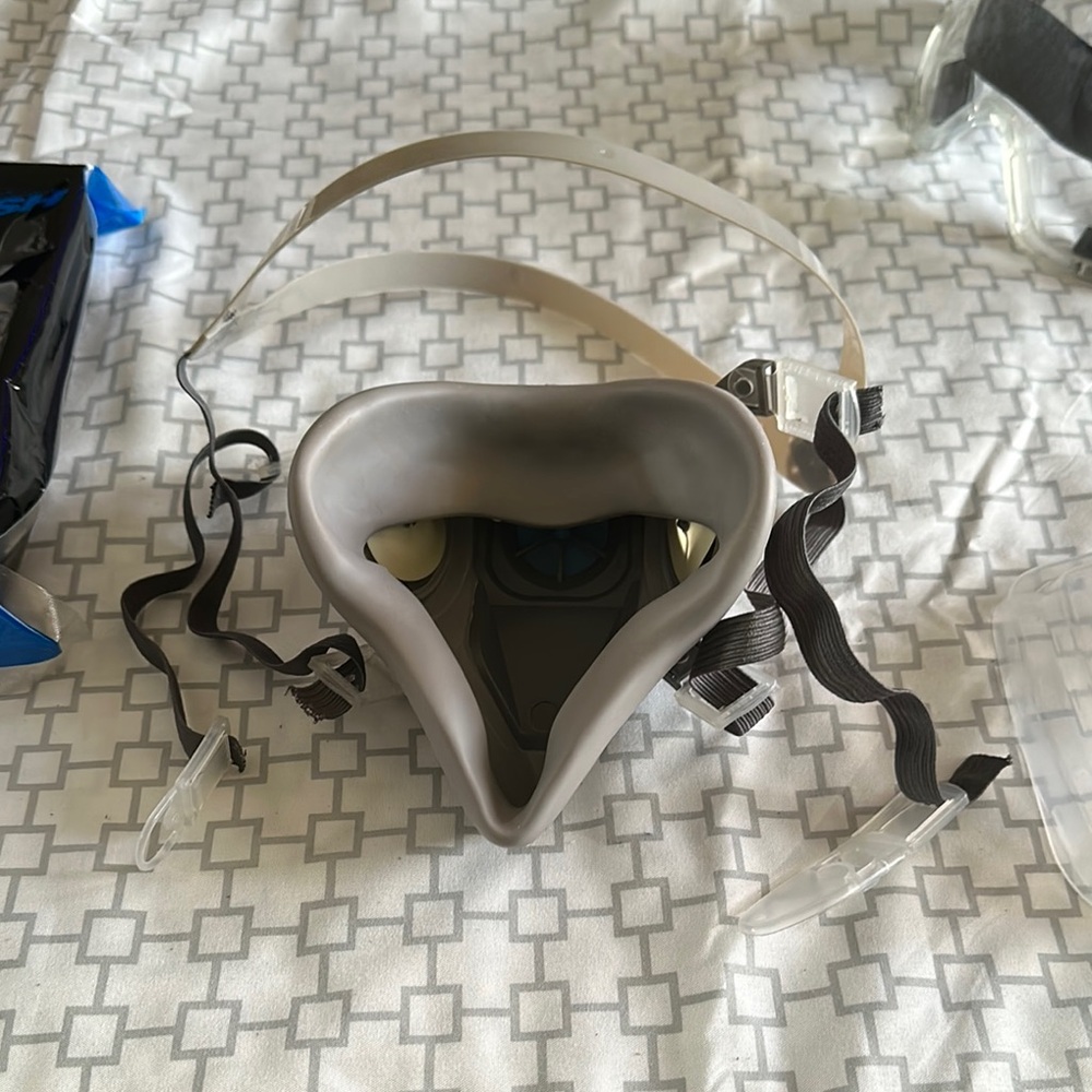 Respirator and Safety Goggles Set - Gray - Picture 3 of 9